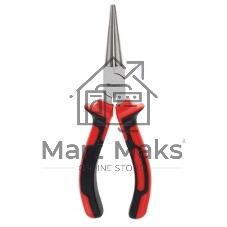 Круглогубцы Matrix 17355 NICKEL 160 мм, никелированные, двухкомпонентные рукоятки