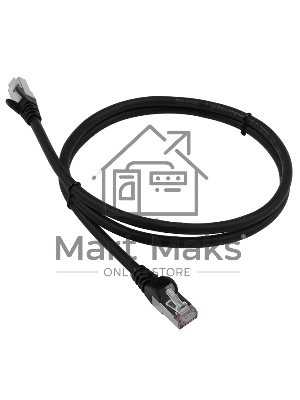 Патч-корд LANMASTER LSZH FTP кат.6, 7.0 м, черный
