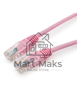 Патч-корд UTP Cablexpert кат.5e, 1м, литой, многожильный, розовый