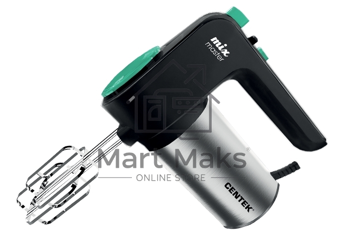 Миксер Centek CT-1123 (черн/сталь)