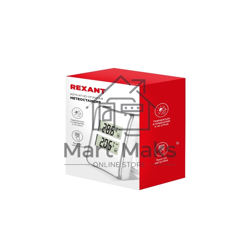 Метеостанция комнатно-уличная Rexant S521C