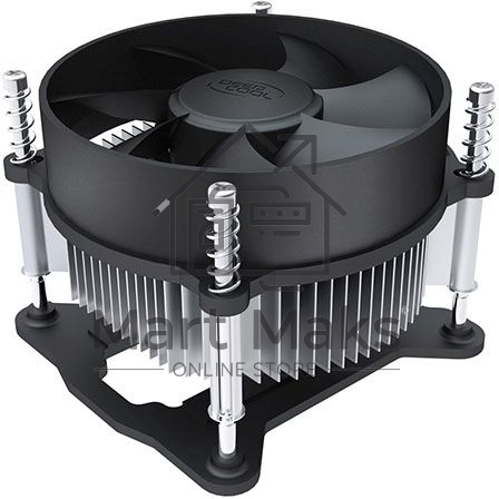 Кулер для процессора DEEPCOOL CK-11508 PWM черный, 92 мм, алюминий, 2200 об/мин, 30.1 дБ, 4 pin, 65 Вт, 70 мм