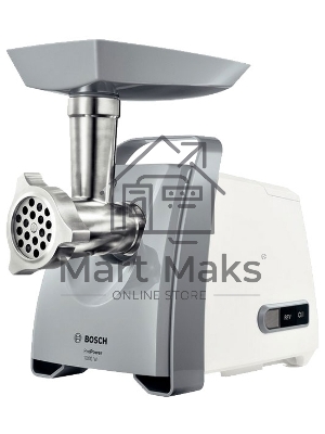 Мясорубка электрическая Bosch ProPower MFW66020 1800Вт белый/серый