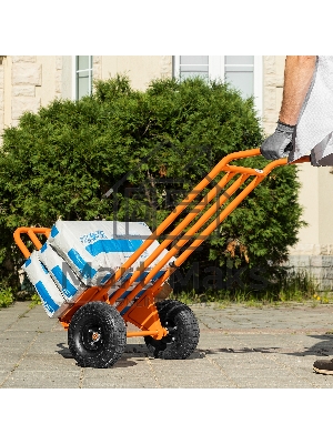 Тележка ручная 2-х колесная Сибртех усиленная, г/п 250кг, откидная платформа 530х400мм