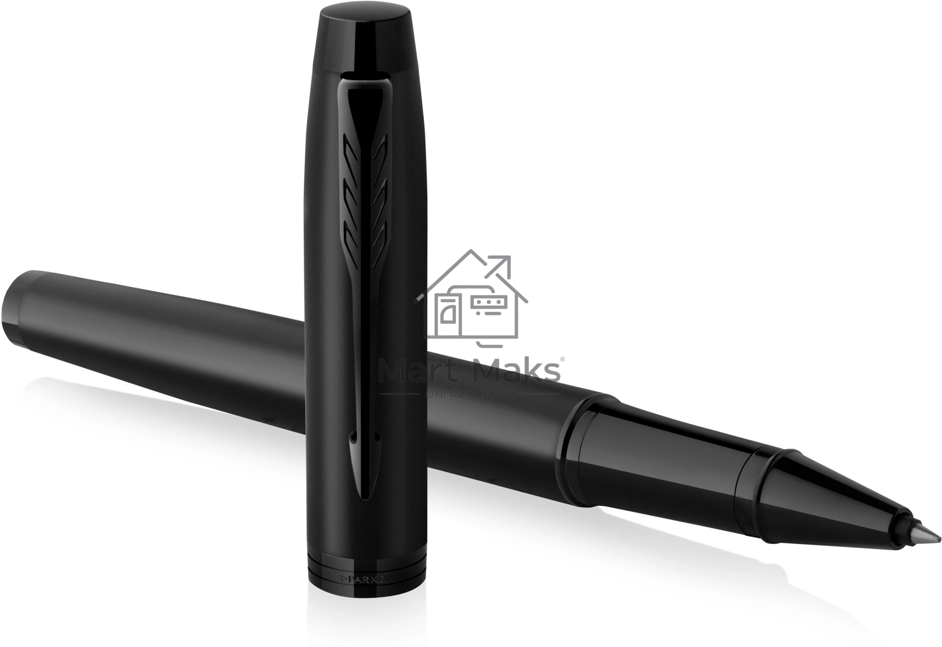 Ручка роллер Parker IM Achromatic T317 (CW2127743) Matt Black F, черные чернила, подарочная коробка