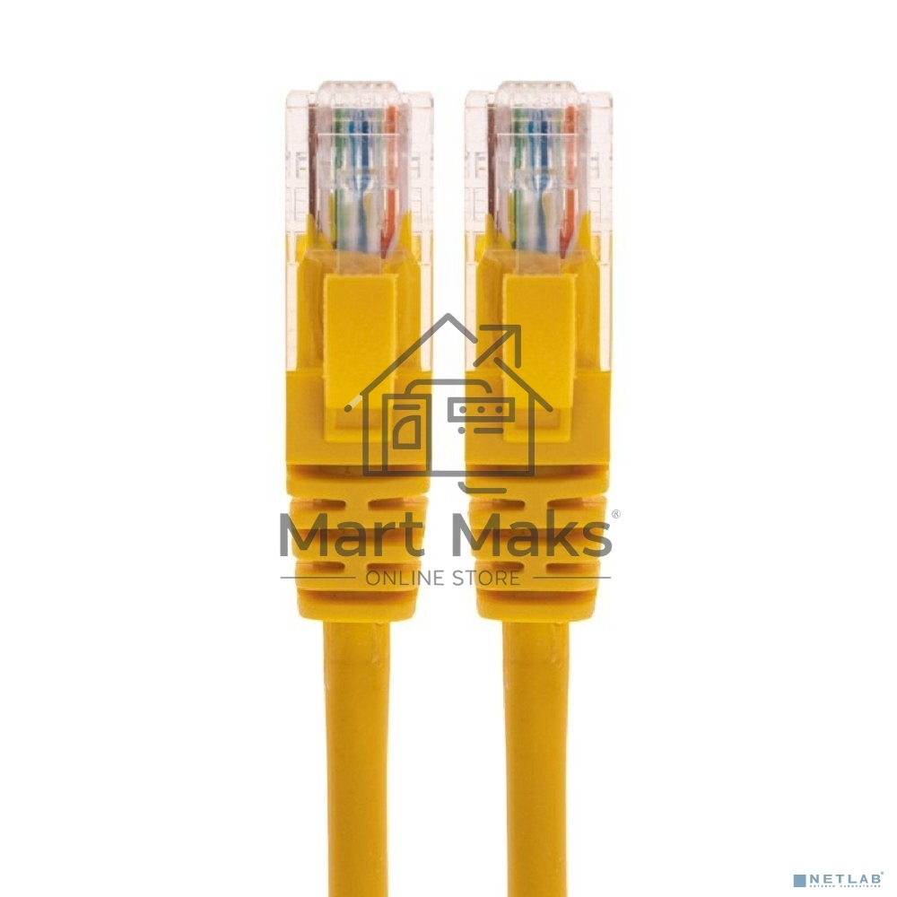 Патч-корд U/UTP Rexant категория 6, RJ45-RJ45, неэкранированный, 26AWG, LSZH, желтый, 5 м