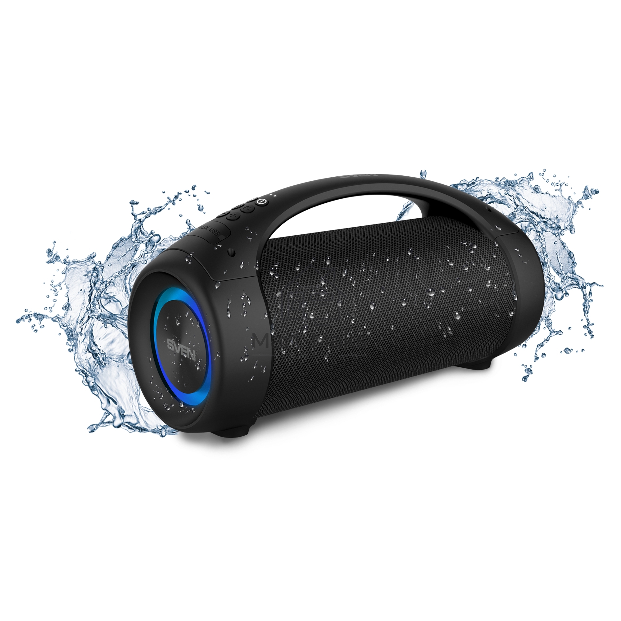 Колонки Sven 370 2.0 чёрные (2x2W, USB, RGB подсветка)