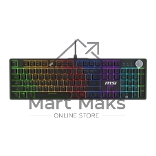 Клавиатура MSI Forge GK320 проводная, USB Type-A, чёрный