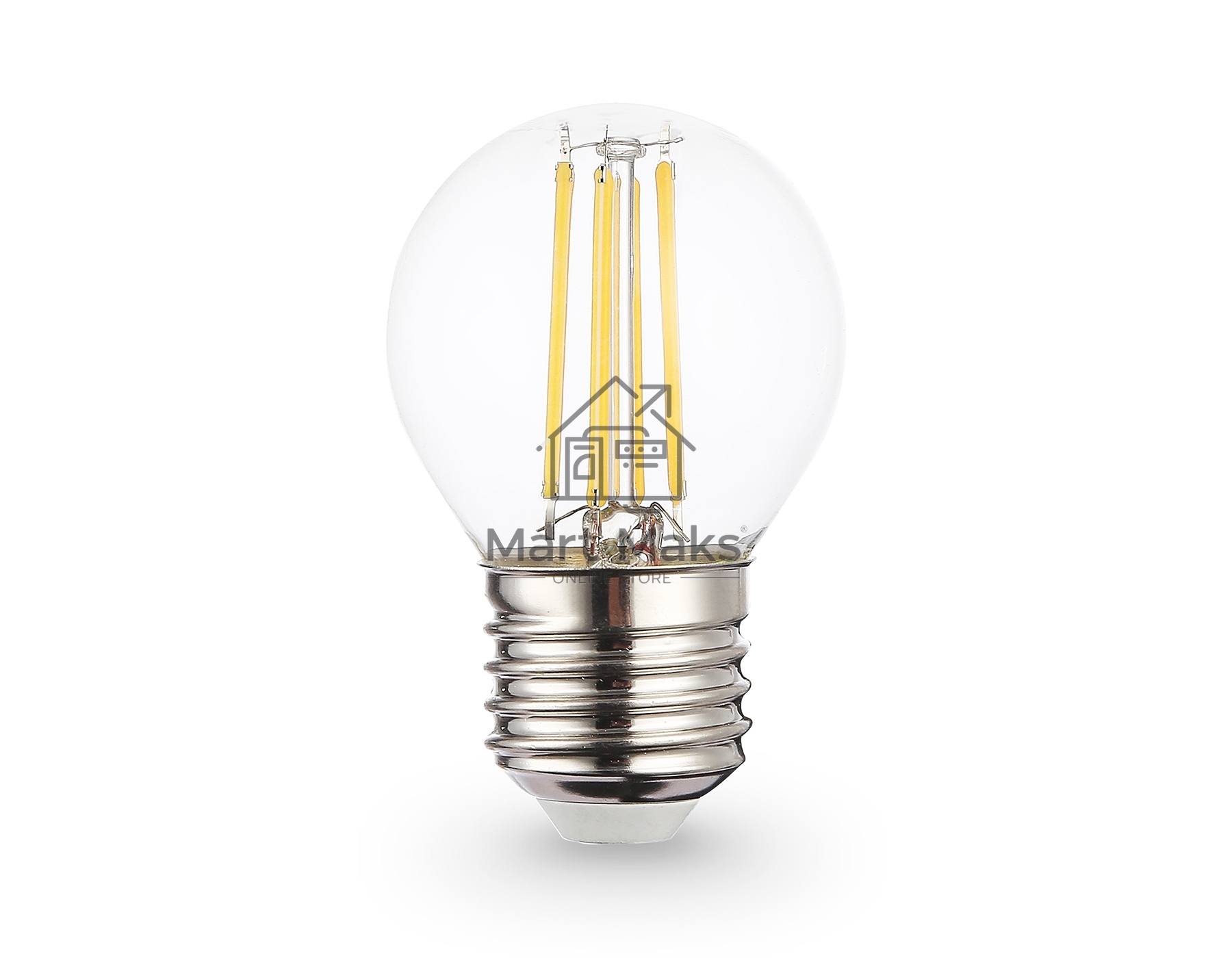 Лампа светодиодная 451124 Filament LED G45 11W E27 4000K 220-240V