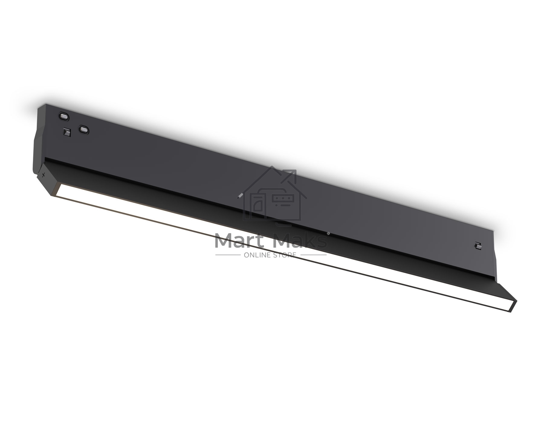 Трековый светильник GL2355 BK черный IP20 20W 3CCT 3000-6400K 48V 400*10*73