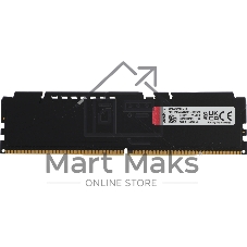 Оперативная память Kingston Fury Beast, DDR5, 16Gb (1x16Gb), 6400MHz, CL32, DIMM, с радиатором, черный