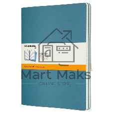 Блокнот Moleskine CAHIER JOURNAL CH023B44 XLarge 190х250 мм, обложка картон, 120 страниц, нелинованный, голубой (3 шт)