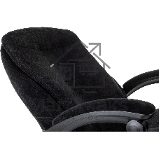 Кресло руководителя Бюрократ T-9950MSG-F Fabric черный Light-20, крестов. пластик, подст. для ног