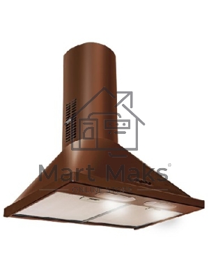 Вытяжка каминная Gefest ВО 1502 К17 коричневый, 50 см, 600 куб. м/ч, 81 дБ