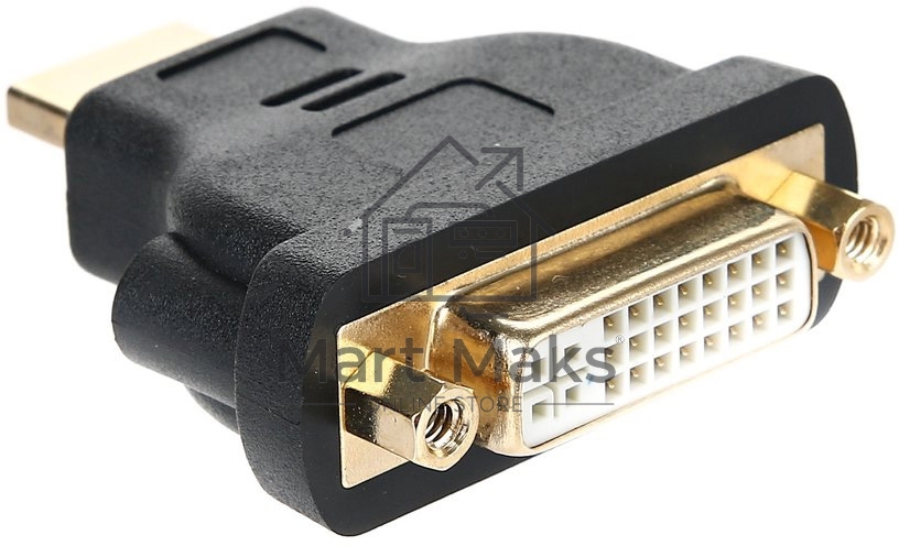 Переходник HDMI/DVI-D 19M/25F VCOM позолоченные контакты, VAD7819