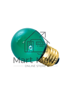 Лампа накаливания Neon-night e27 10 Вт зеленая колба