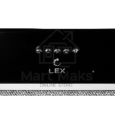 Вытяжка встраиваемая Lex GS Bloc P 600 черный управление: кнопочное (1 мотор)