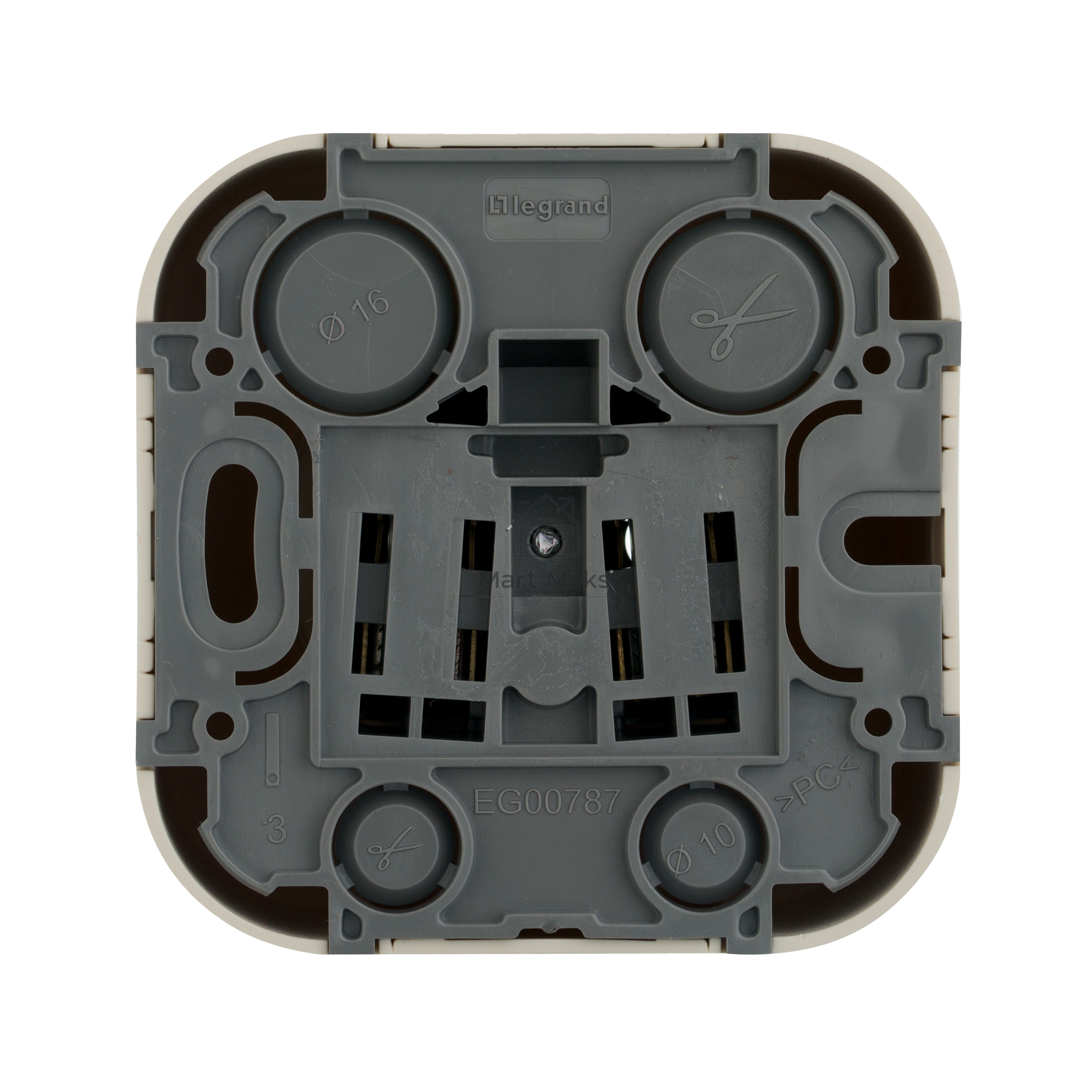 Розетка без заземления без шторок (Слоновая кость) Legrand 782240