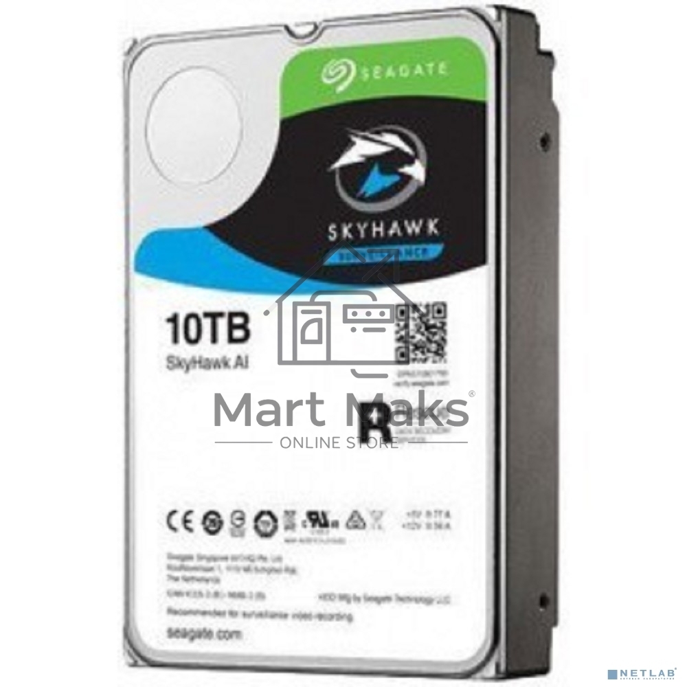 Жесткий диск Seagate SATA 10Tb 7200RPM 6Gb/S 256MB ST10000VE001