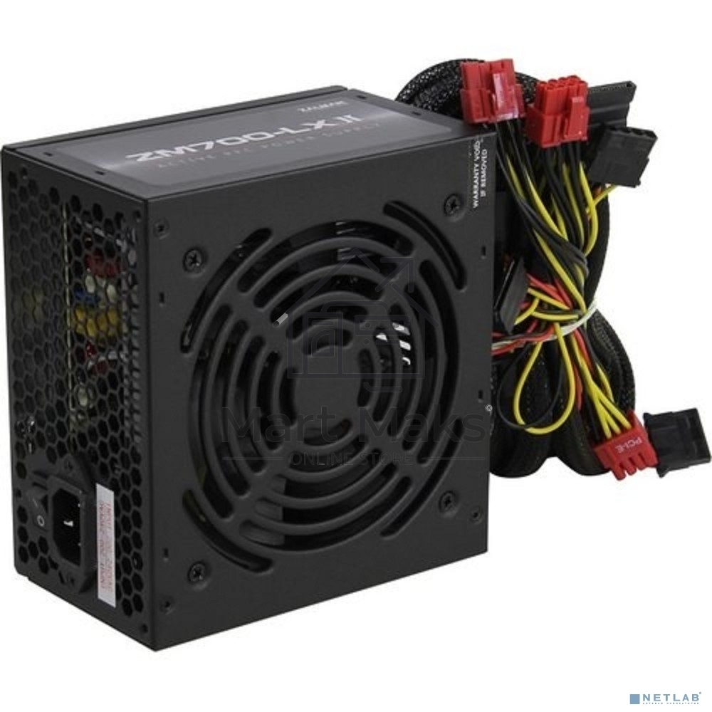 Блок питания Zalman ZM700-LX II Retail, 700Вт, 120мм, черный