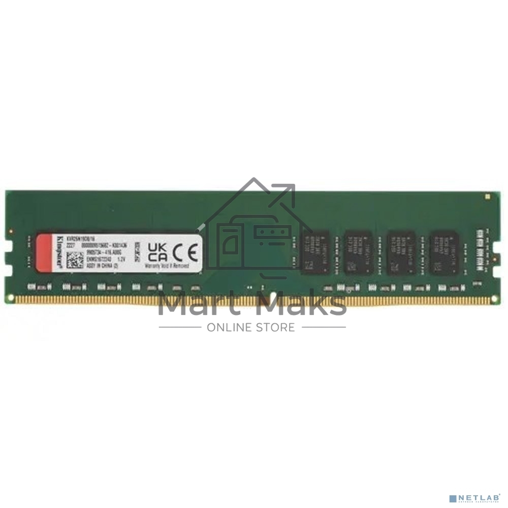Оперативная память Kingston ValueRAM, DDR4, 16GB (1x16GB), 2666MHz, CL19, DIMM