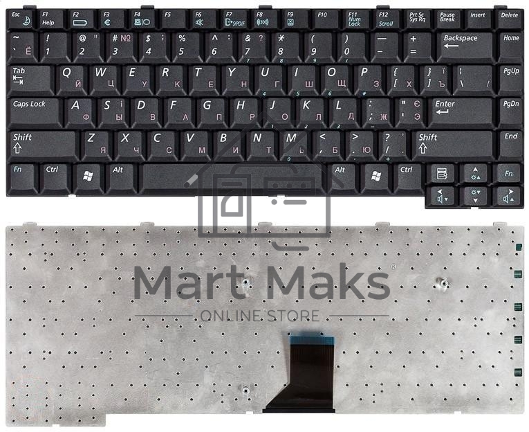 Клавиатура для ноутбука Samsung M40 M45, черная