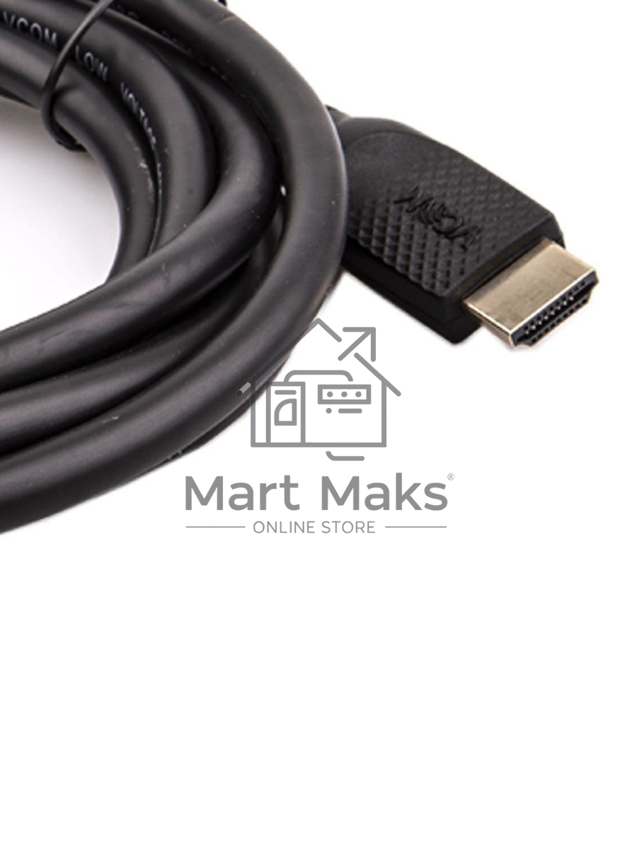Кабель HDMI AM/DVI(24+1)M, 3м, CU, 1080P@60Hz, 2F, VCOM <CG484GD-3M>