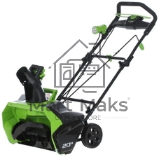 Снегоуборщик аккумуляторныйGreenworks GD40SB, 40V, 51 см, бесщеточный, с 1хАКБ 4 А.ч и ЗУ 2600607
