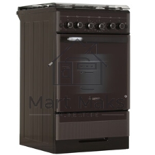 Плита газовая Gefest 5300-02 0047 коричневый, конфорок 4 газовых, духовка 52 л, 50 см x 85 см x 58.5 см
