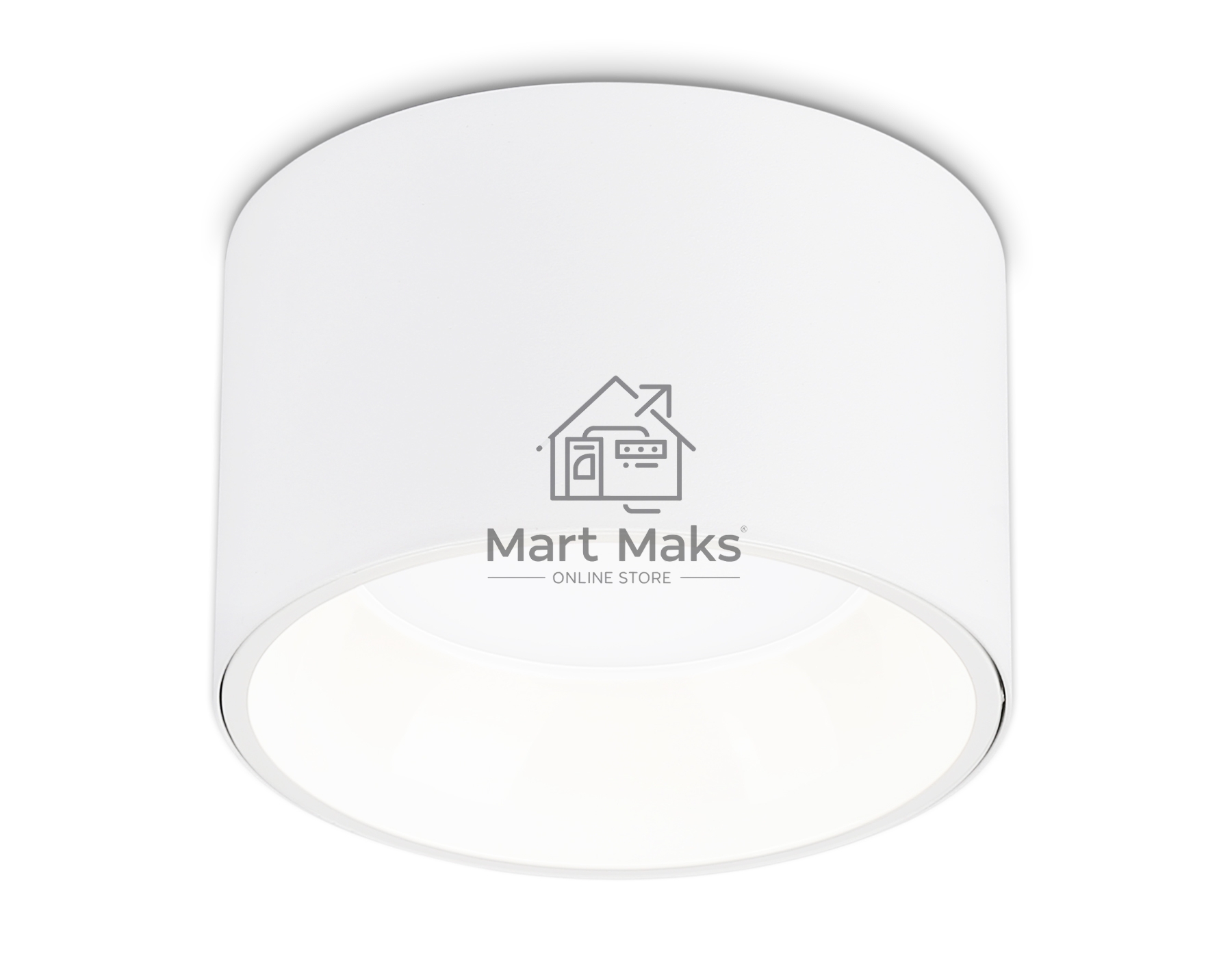 Светильник Ambrella light TN52892 SWH/GWH белый песок/белый глянец GX53 max 12W D97*60