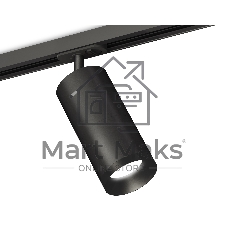 Светильник Ambrella light XT7402100 SBK/PBK черный песок/черный полированный MR16 GU5.3 (A2537, C7422, A2011, C7402, N7031)