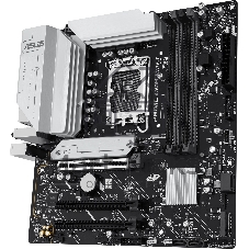 Материнская плата ASUS PRIME B760M-A WIFI II, LGA 1700, Intel B760, 4xDDR5, 4xSATA, 2xM.2, 1xPCIe 5.0 x16, 2xPCIe 4.0 x16, 1xHDMI, 1xDP, 1x2.5Gb LAN, Wi-Fi 6E, Bluetooth 5.4, 2xUSB-A 10Gbps, 4xUSB-A 2.0, 3x3.5 мм, 7.1, mATX