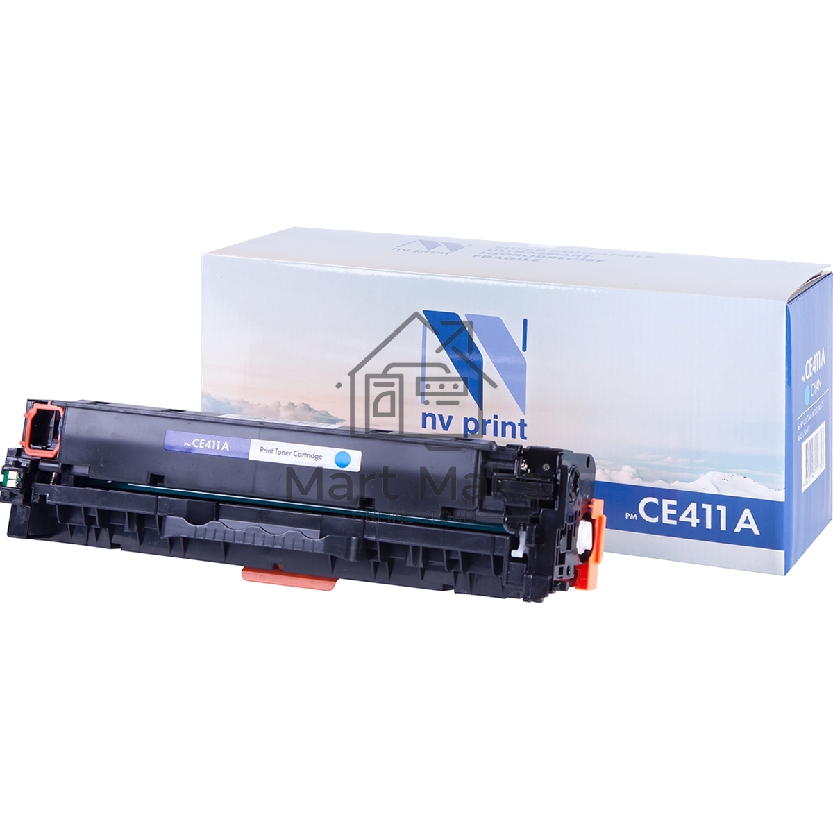 Картридж лазерный NV Print совместимый HP CE411A Cyan для CLJ Color M351/M375/M451/M475 (2600k)