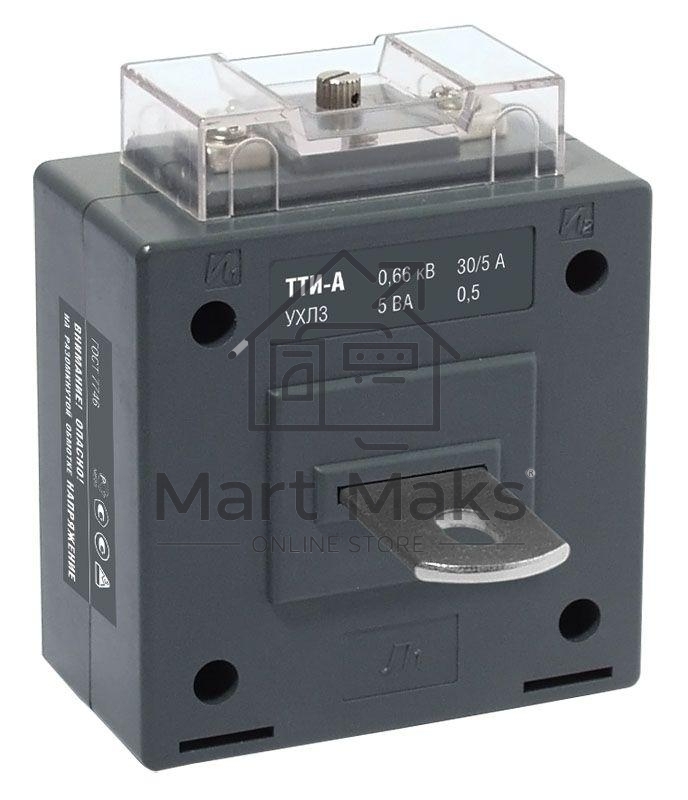 Трансформатор тока ТТИ-А 300/5А кл. точн. 0.5S 5В.А ИЭК ITT10-3-05-0300