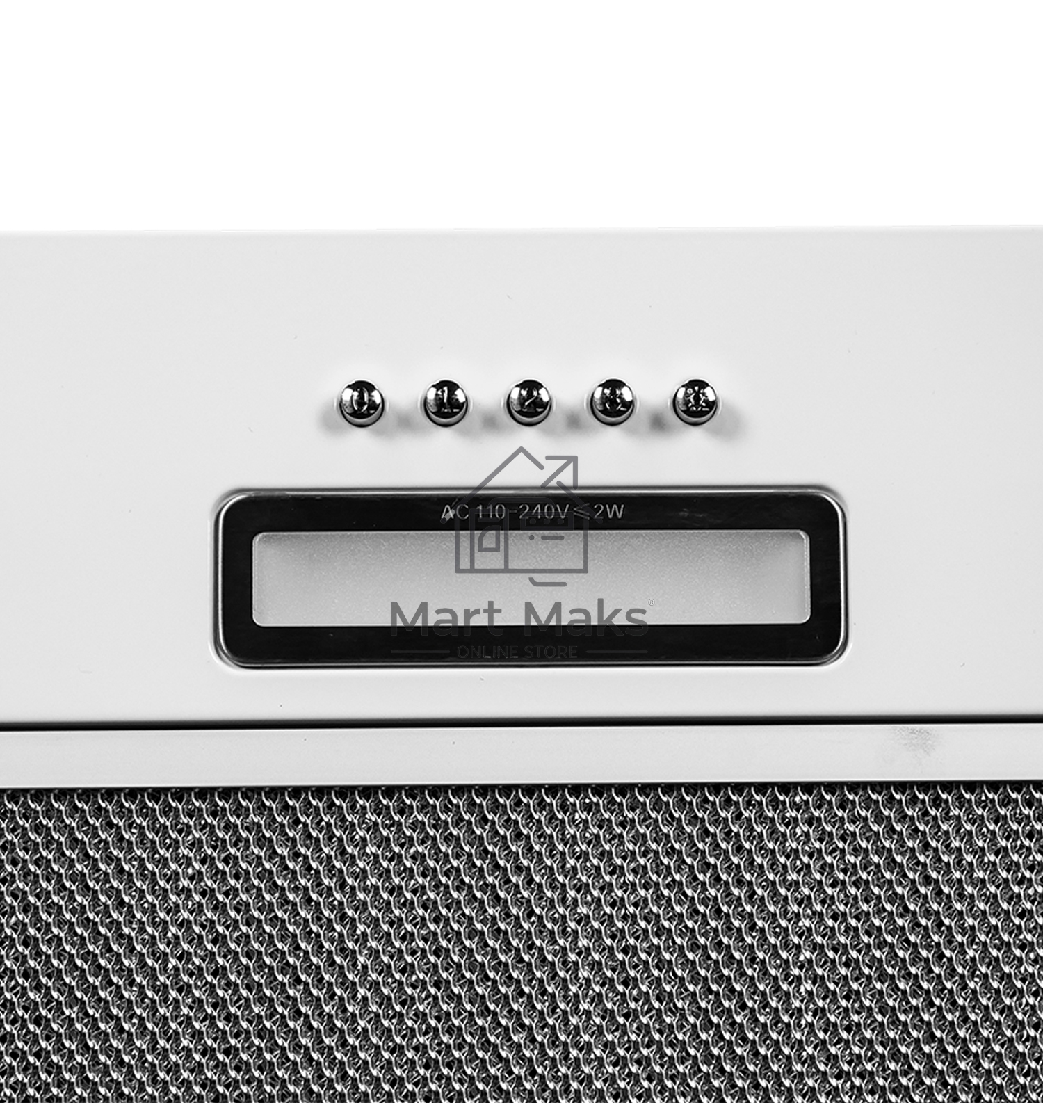 Вытяжка встраиваемая LEX GS Bloc LIGHT 600 белый управление: кнопочное (1 мотор)