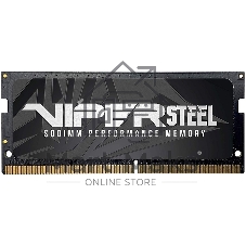 Оперативная память Patriot Viper Steel, DDR4, 8GB (1x8GB), 2666MHz, CL18, SO-DIMM