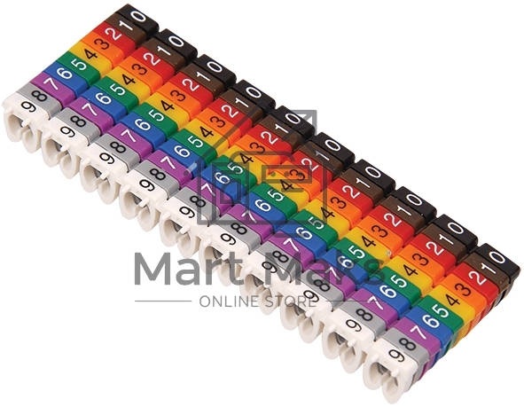 Маркер кабельный МКН комплект цифр 