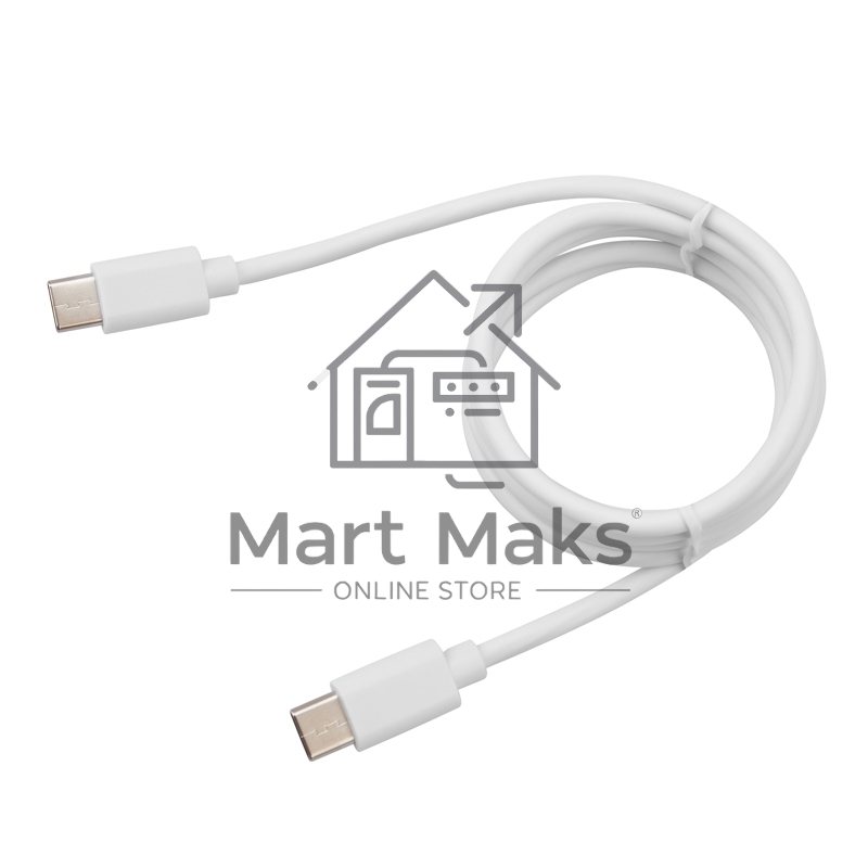 Кабель Type-C - Type-C PD 60W/1m/PVC/белый/ Rexant