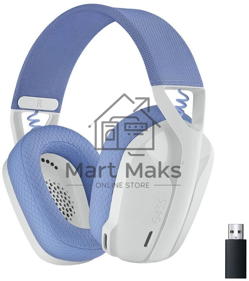 Гарнитура Logitech Headset G435 LIGHTSPEED Wireless Gaming WHITE - Retail