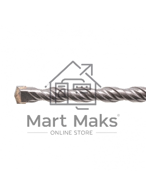 Бур по бетону Denzel двойная спираль, Cobalt W-tip, 8x310 мм, SDS PLUS