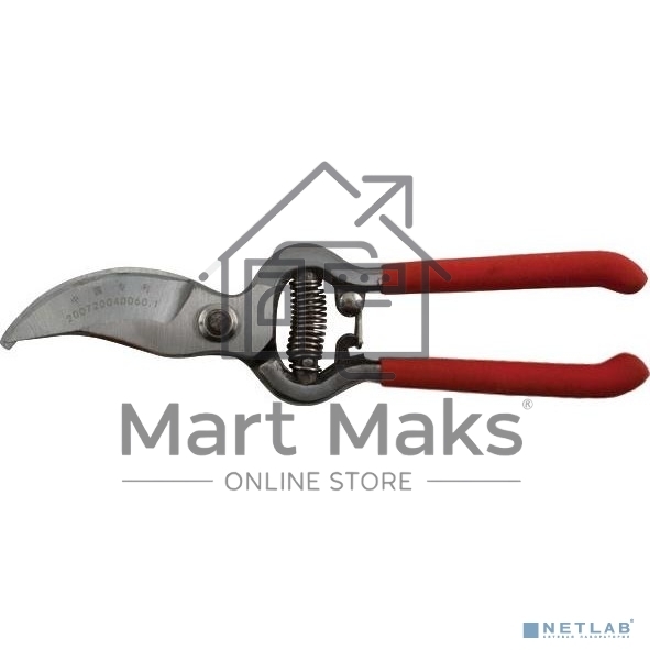 Секатор FIT 7708420см плоскостной цельнометаллический с ПВХ ручками