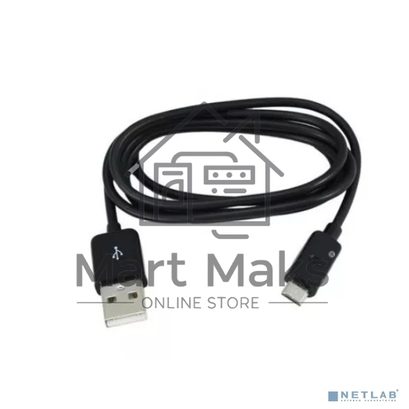 Кабель Rexant (18-4268) USB кабель microUSB длинный штекер 1М черный 