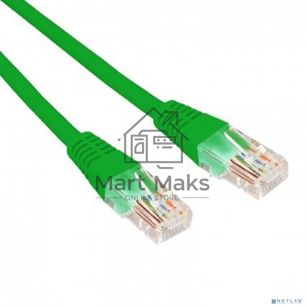 Патч-корд U/UTP Rexant категория 6, RJ45-RJ45, неэкранированный, 26AWG, LSZH, зеленый, 0.3 м