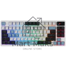 Клавиатура MSI Forge GK600 гибридная, Bluetooth, радиоканал, белый
