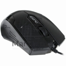 Мышь проводная Qumo Office M14 черный, 1000 dpi, USB, кнопки - 3