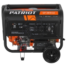 Электрогенератор бензиновый Patriot GP 3810LE, 3 кВт, 67 дБ, 49 кг