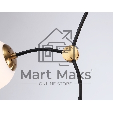 Светитльник Ambrella Light TR2575/4 BK/SB черный/бронза E27/4 max 60W D790*1120