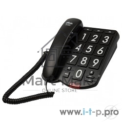 Телефон проводной Ritmix RT-520 черный