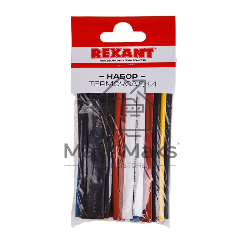 Термоусаживаемые трубки Rexant AUTO PLUS 2:1 (Набор 19 шт.)