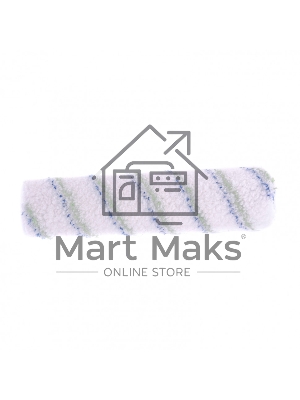 Валик сменный Сибртех Водные краски, 250 мм, ворс 12 мм, D 48 мм, D ручки 8 мм, полиэстер